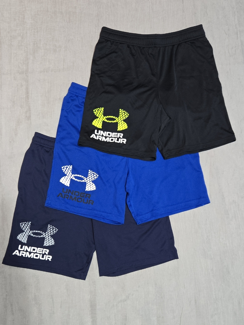 Under Armour Athletic Shorts - Black, Royal Blue, Navy